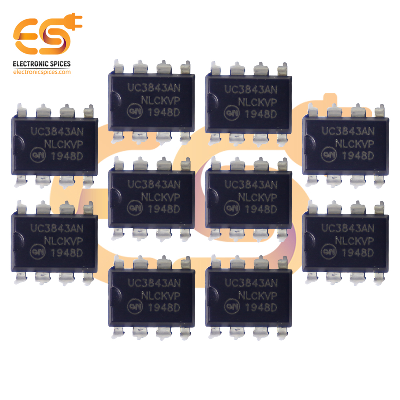 Buy UC3843AN PWM Current Mode Controller DIP 8 Pins IC Pack Of 10pcs