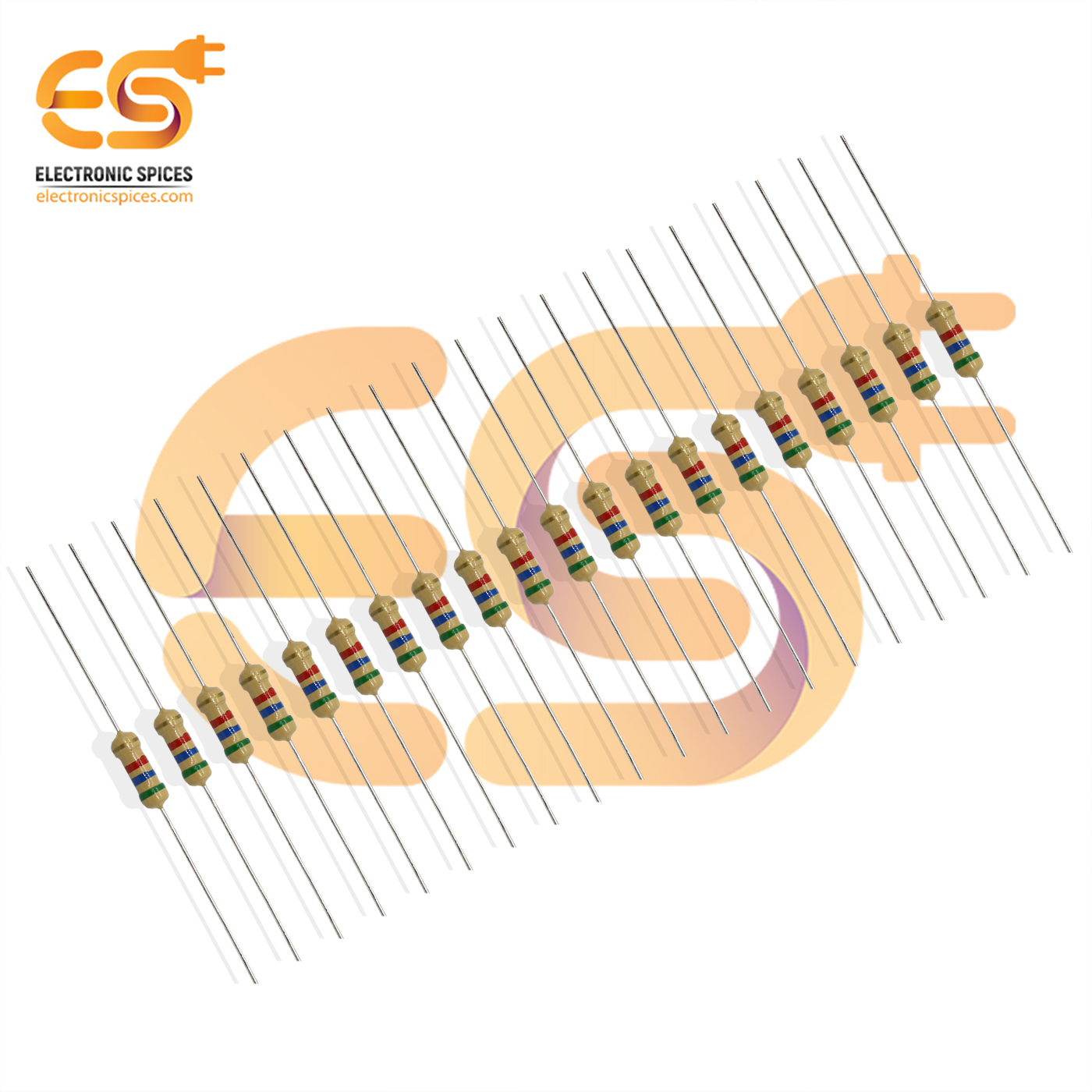 Buy 5 6K ohm Ω 1 2 watt carbon film resistors pack of 500pcs