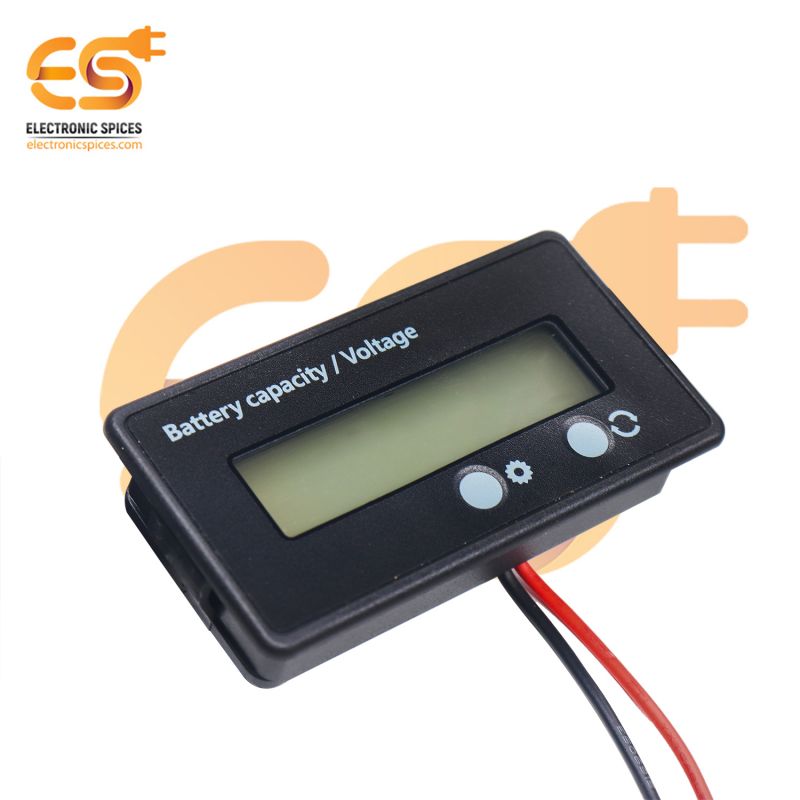 V To V Lcd Acid Lead Lithium Li Fo Battery Capacity Indicator Voltmeter Monitor Display