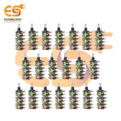 100K Master triple gang potentiometer D-shape shaft 18 pins pack of 20pcs