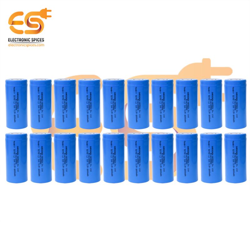 6000mAh 3.2V 32700 Li-ion lithium rechargeable cells battery pack of 100pcs