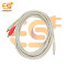 3.5mm Stereo Audio Connector 3.5mm 2 RCA Connector Male to Male Audio Y Splitter White Cable (3 Meter)