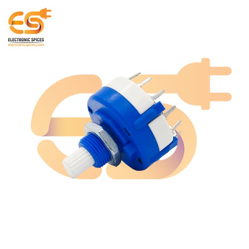 Full rotation rotary switch 12 position pack of 1pcs