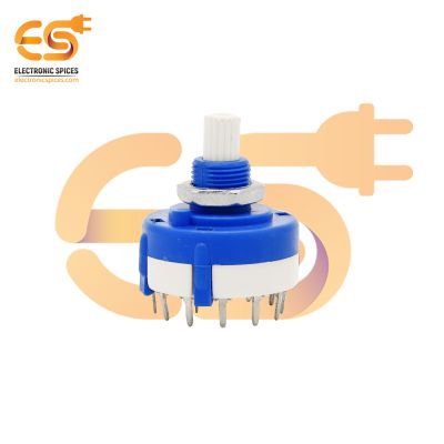 Full rotation rotary switch 12 position pack of 1pcs