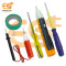 Combo of Electric Tool Kit | Continuity Tester | Screwdriver | Wire Tape and | Tester & Voltage Testing Pen (5 Items)
