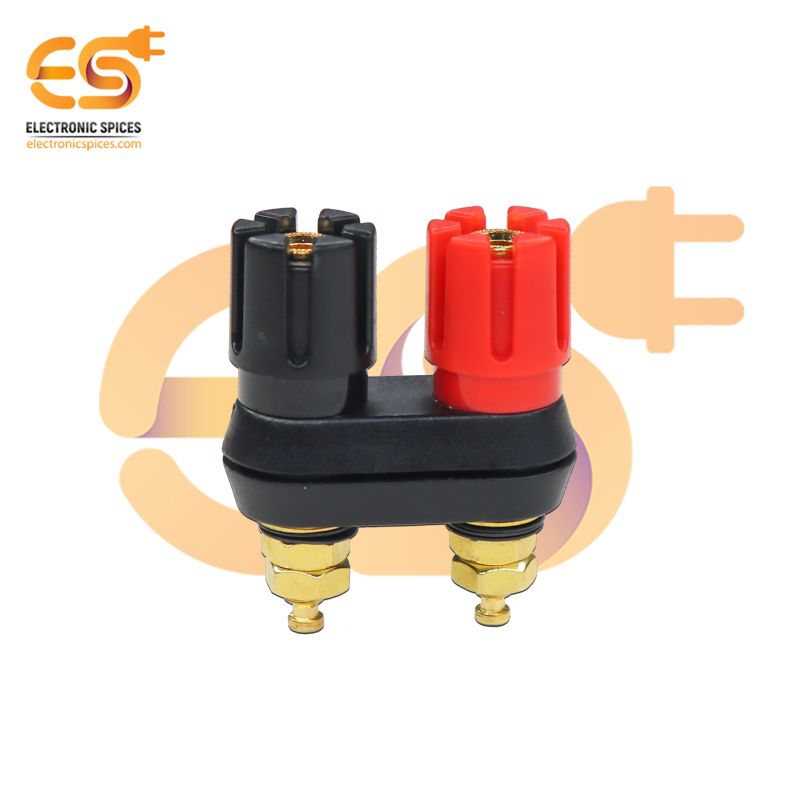 Buy 4mm Dual Female Banana Jack Socket Binding Terminal For Speaker ...