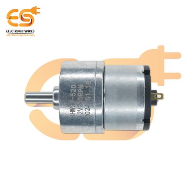 SHW37-520 12V 200 RPM High Torque DC Gear Motor with 6mm D Shaft