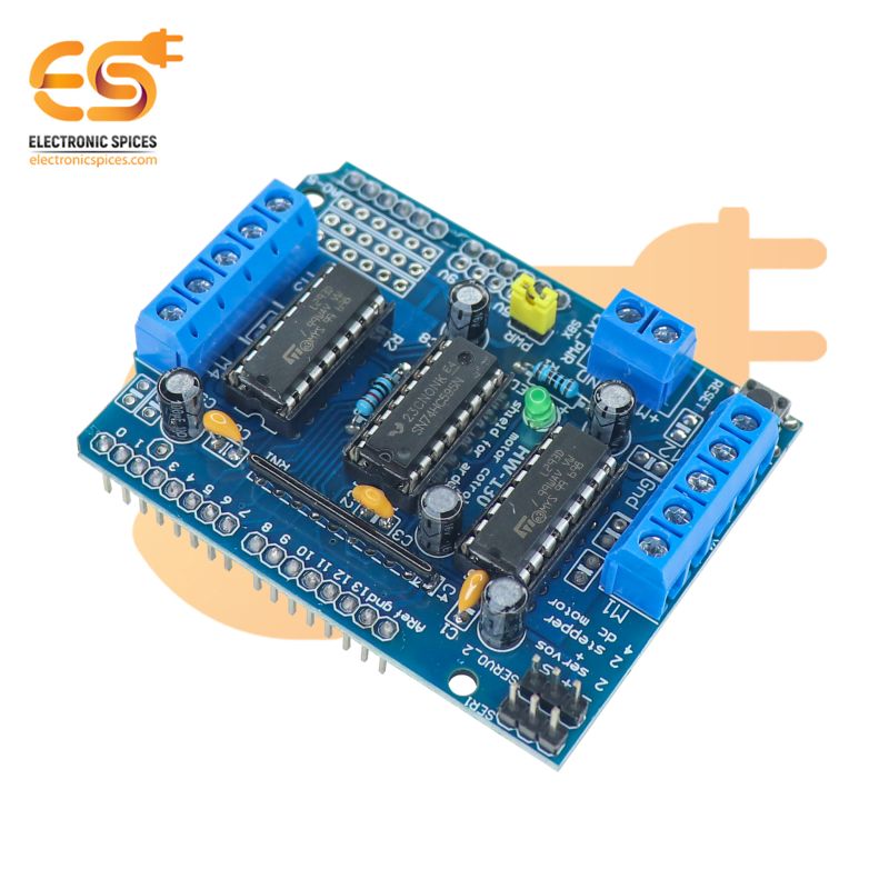 Buy L293D Motor Driver Shield for Arduino: Control DC, Stepper, and ...