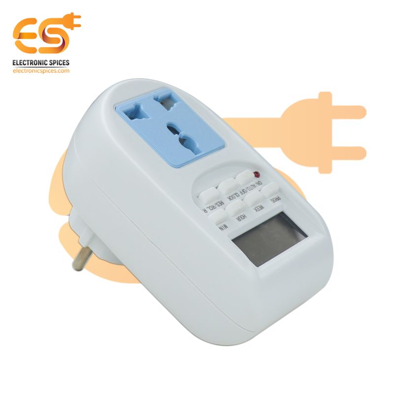 220V-240V 10A Digital LCD Timer Socket Switch | Multifunctional Plug
