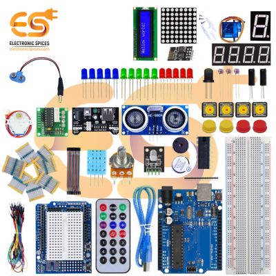 Combo of kit for Uno R3 Compatible with Ar_Duino (Super Statrter Kit Combo)