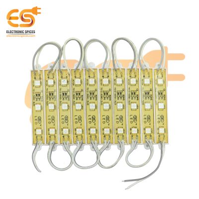 12V 5050 Orange Color SMD LED Light Strip Module Pack of 10