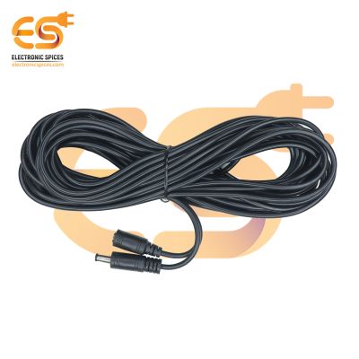 5.5mm Male and Female DC Pins Jack Wire Cable Connector (10 meter)