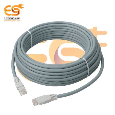 RJ45 Cat6 Ethernet Patch LAN Network Cable (25M, Grey)