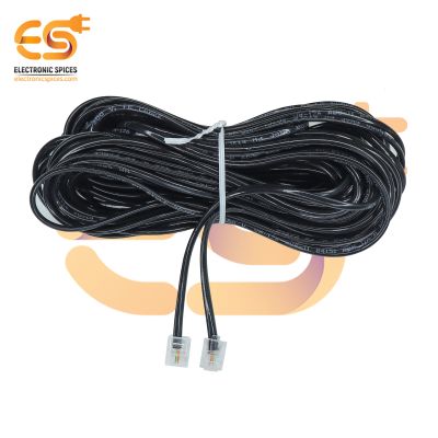 RJ11 Telephone Landline Extension Cord Cable (15 Meter)