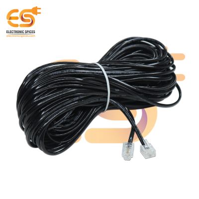 RJ11 Telephone Landline Extension Cord Cable (25 Meter)