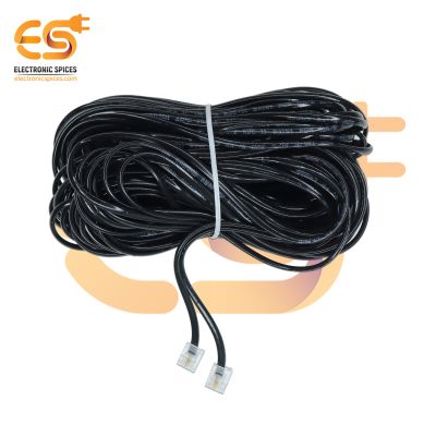RJ11 Telephone Landline Extension Cord Cable (30 Meter)