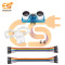 Combo of HC-SR04 Ultrasonic Sensor | Mounting Brackets | Jumper Wires Kit (22 item)