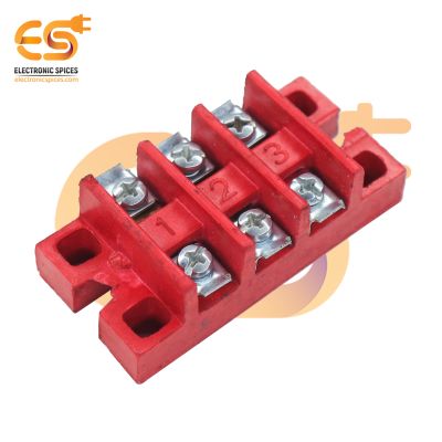 BSO 30 Amp 3-Way Bakelite Terminal Connector