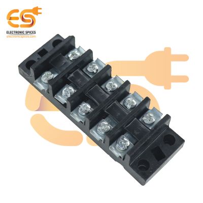 BSO 30 Amp 5-Way Bakelite Terminal Connector Black Color (Silver Operated)