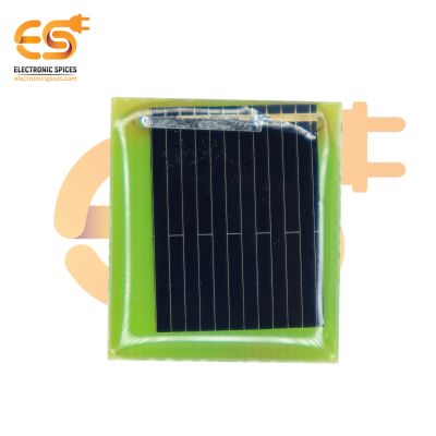 23mm x 20mm 0.5V 150mAh Rectangle Shape Mini Solar Panel Pack of 1