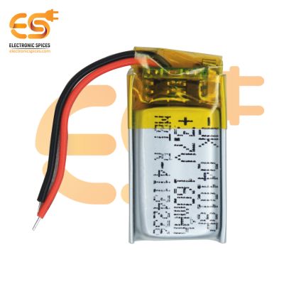 160mAh 3.7V Single Cell Rechargeable LiPo Battery (UK-041018P)