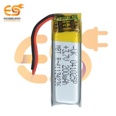 200mAh 3.7V Single Cell Rechargeable LiPo Battery (UK-041025P)