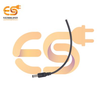 5.5mm Male DC Pins Jack Cable Connector with Wire pack of 1pcs