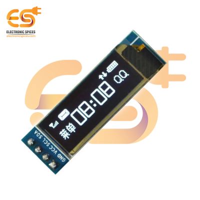 0.91 Inch 128 x 32 Blue OLED Display Module with I2C/IIC Serial Interface