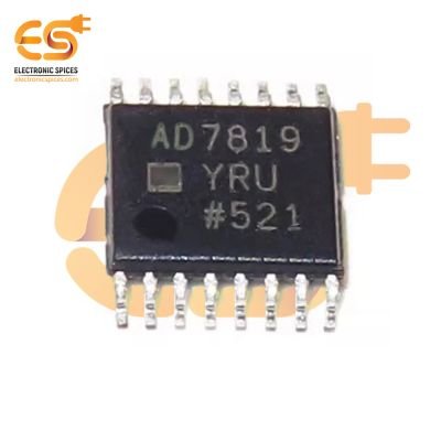 AD7819YRU 8 Bit Analog to Digital Converter IC with Single Input Input 16-TSSOP