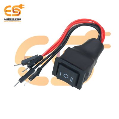 KCD1 6A/10A 125V/250V AC SPST Motor Controller Rocker Switch with Attach Wire