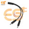 5.5mm Female to dual 5.5mm Male Connector Y Splitter Cable