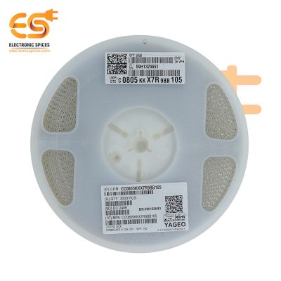 1uF 50V 0805 SMD Ceramic Capacitor Pack of  3000