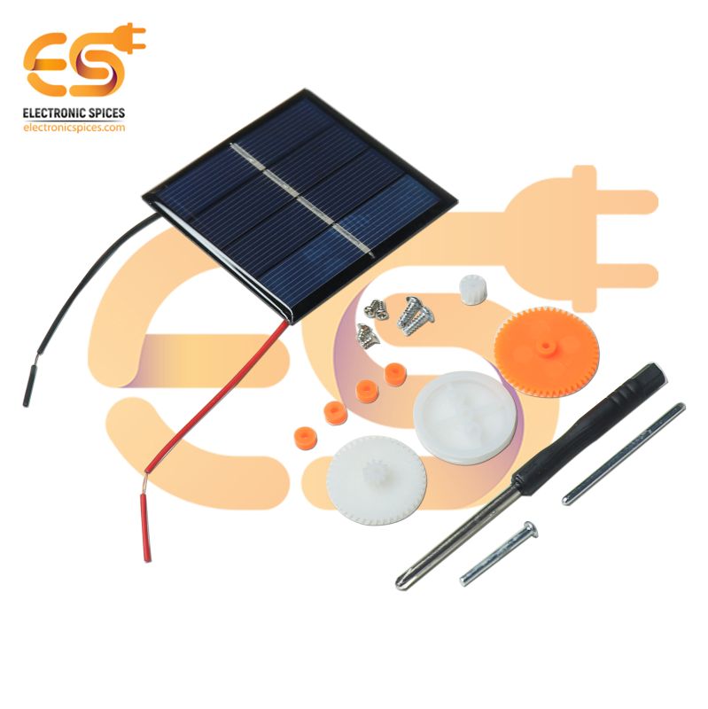 Buy 3D DIY Solar Energy Powerd Wooden Winmill Model Kit