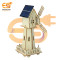 3D DIY Solar Energy Powered Wooden Windmill Model Kit