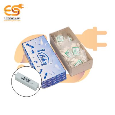 10 ohm ( Ω ) 10 Watt Fusible Ceramic Cement Power Resistor Pack of 250