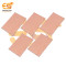 9.1cm x 6.6cm Copper Clad Plain Printed Circuit Board or PCB Pack of 5