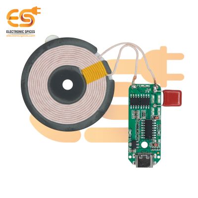 5V DC Qi Standard C-Type Micro USB Input PCBA Circuit Board Transmitter with Coil for Wireless Phone Charging
