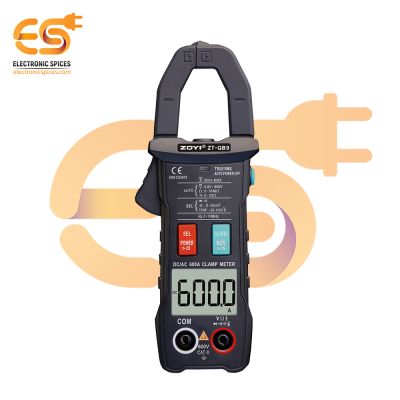 ZOYI ZT-QB9 6000 Counts Digital Clamp Multimeter 600A AC Current with Flashlight & Backlight