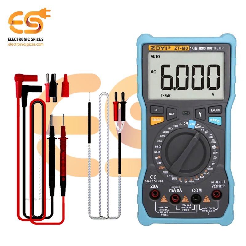Zoyi digital multimeter 6000 counts – Buy Now