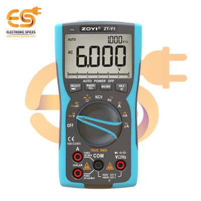ZOYI ZT-Y1 6000 Counts Digital Multimeter with 3 Kinds of Displays+ V.F.C Testing