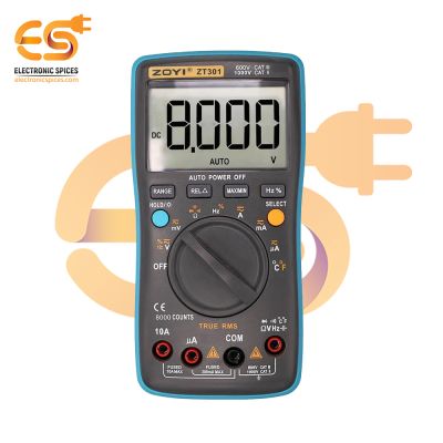 ZT-301 8000 Counts Digital Multimeter with Microcurrent & Temperature