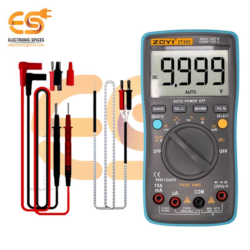 Buy Zoyi 9999 Counts Digital Multimeter | Electronicspices