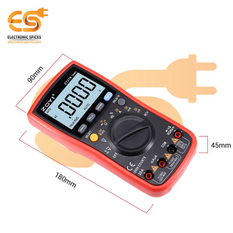 ZT-219 19999 Counts Digital Multimeter – Electronic Spices