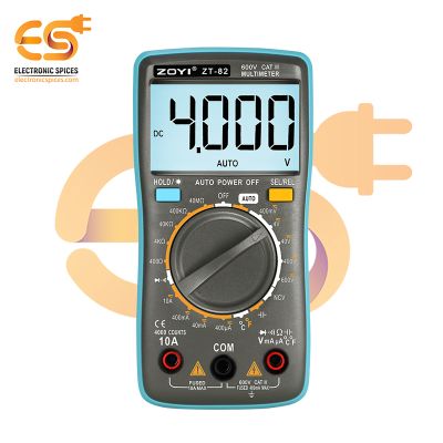 ZT-82 4000 Counts Manual & Auto Mode Digital Multimeter