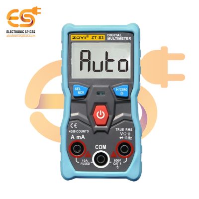 ZT-S3 4000 Counts Smart Mode Mini Size Digital Multimeter with NCV & Battery Test+ 4mF