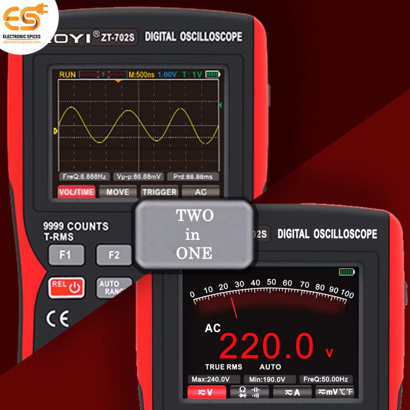 Buy-702 ZTS 9999 Counts Oscilloscope DIgital Multimeter