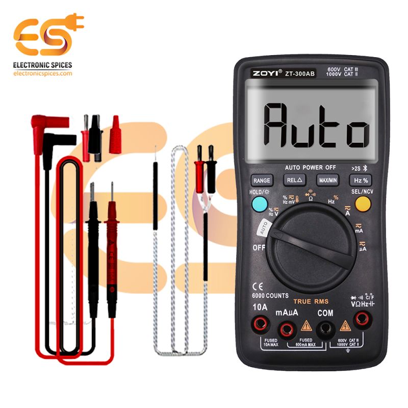アマルTページ 6000 Bluetooth App Digital Multimeter - Electronicspices