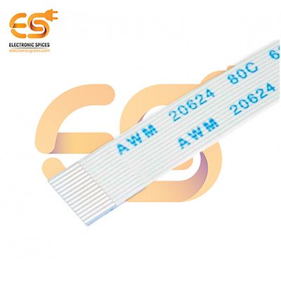 100mm 14-pin FFC Reverse Contact Ribbon Flexible Flat Cable 0.5mm Pitch