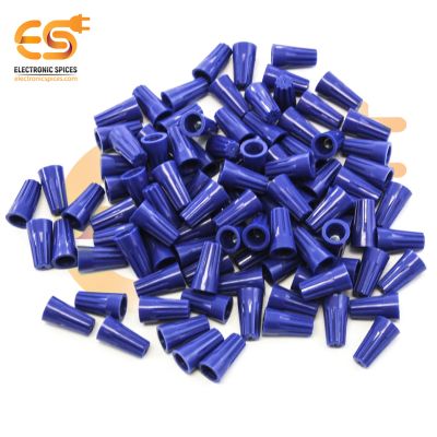 P2 Wire Connector Blue Screw Twist Cap Pack of 100