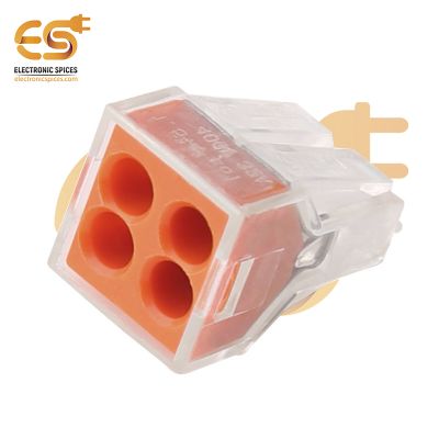 PCT-104 Quick Connection 250V/24A Terminal Block Push Wire Connector